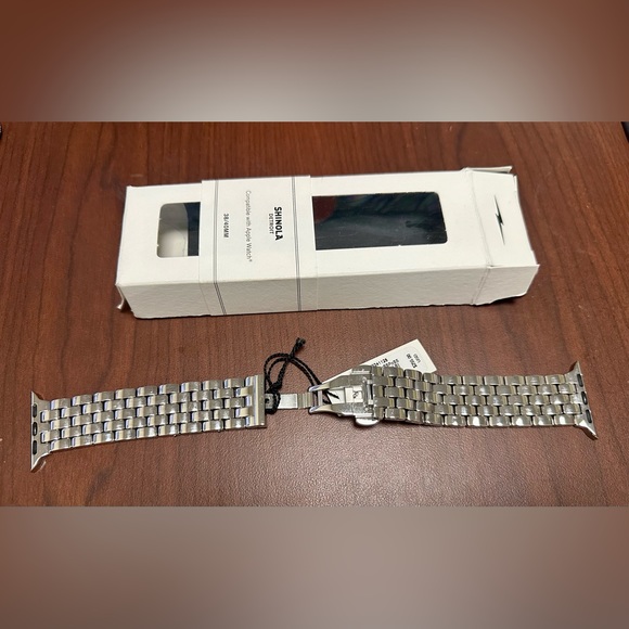 Shinola Jewelry Shinola Stainless Steel Apple Watch Band 38mm4mm
